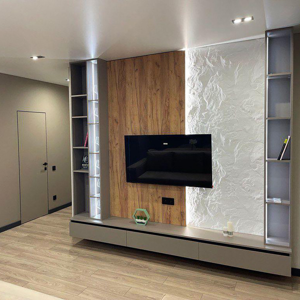 Гіпсові 3D панелі барельєф Бескид (ефект скелі)