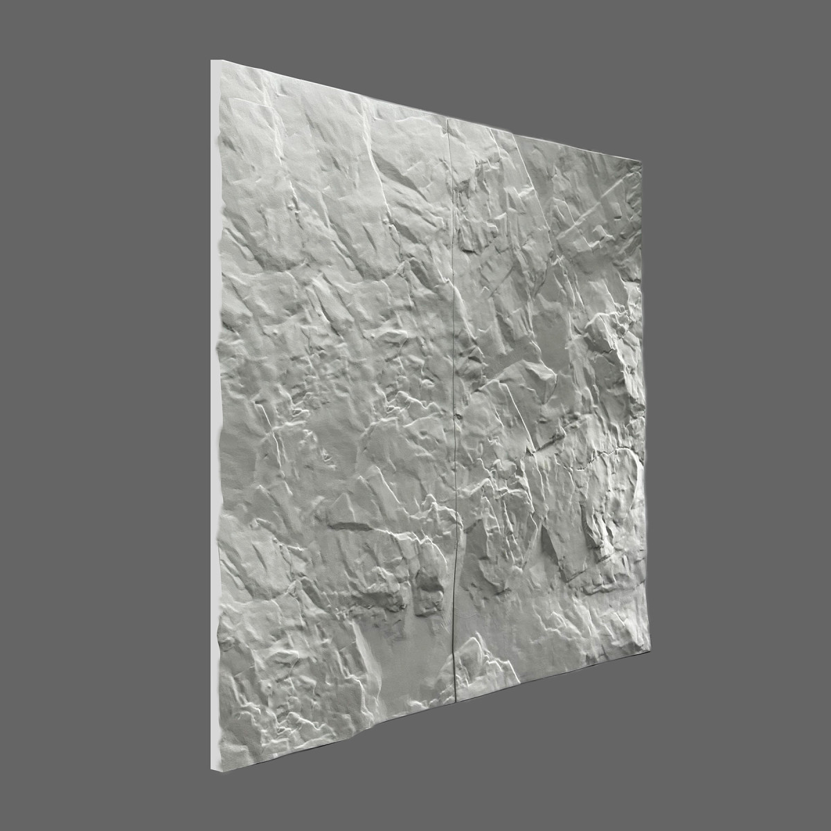 Гіпсові 3D панелі барельєф Бескид (ефект скелі)