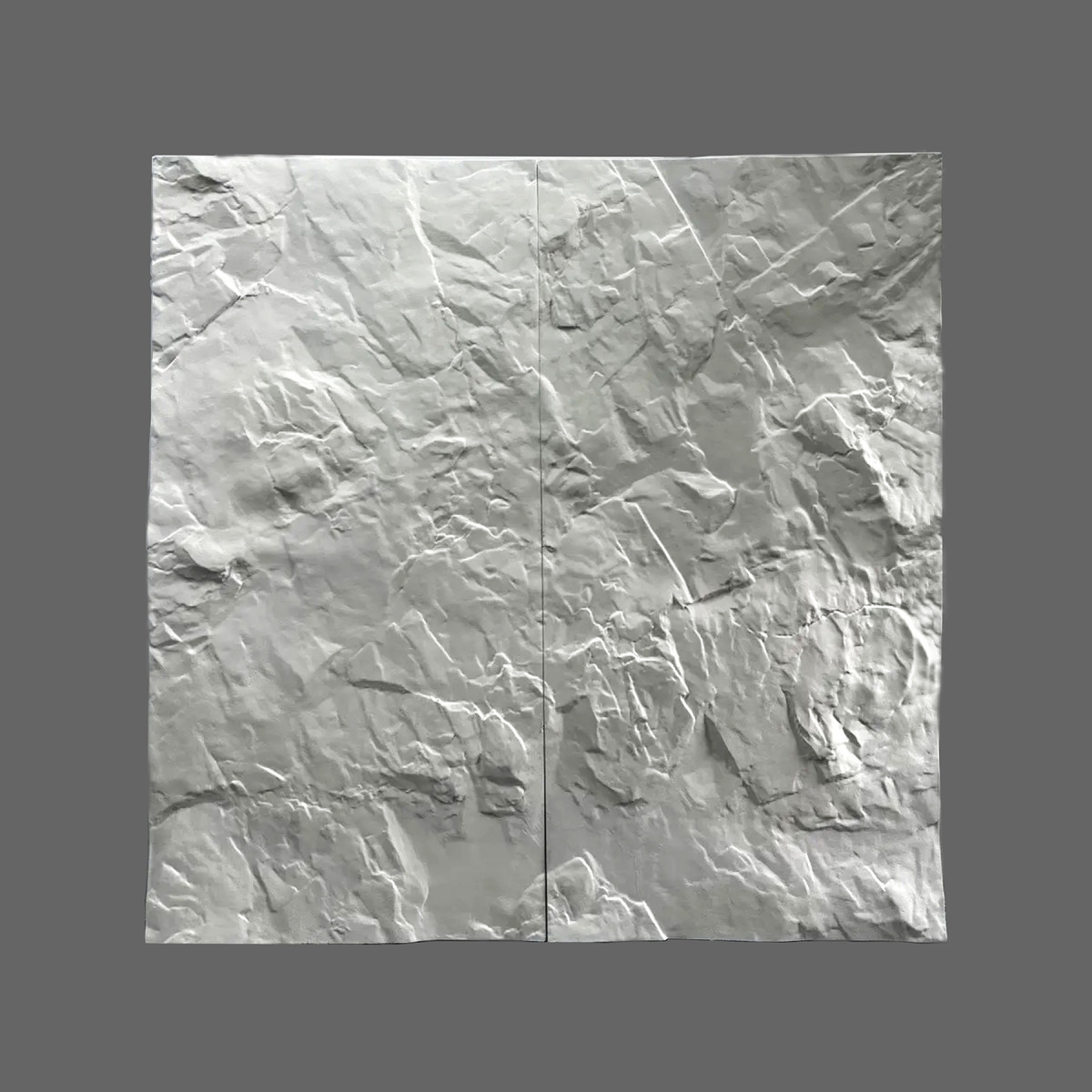 Гіпсові 3D панелі барельєф Бескид (ефект скелі)