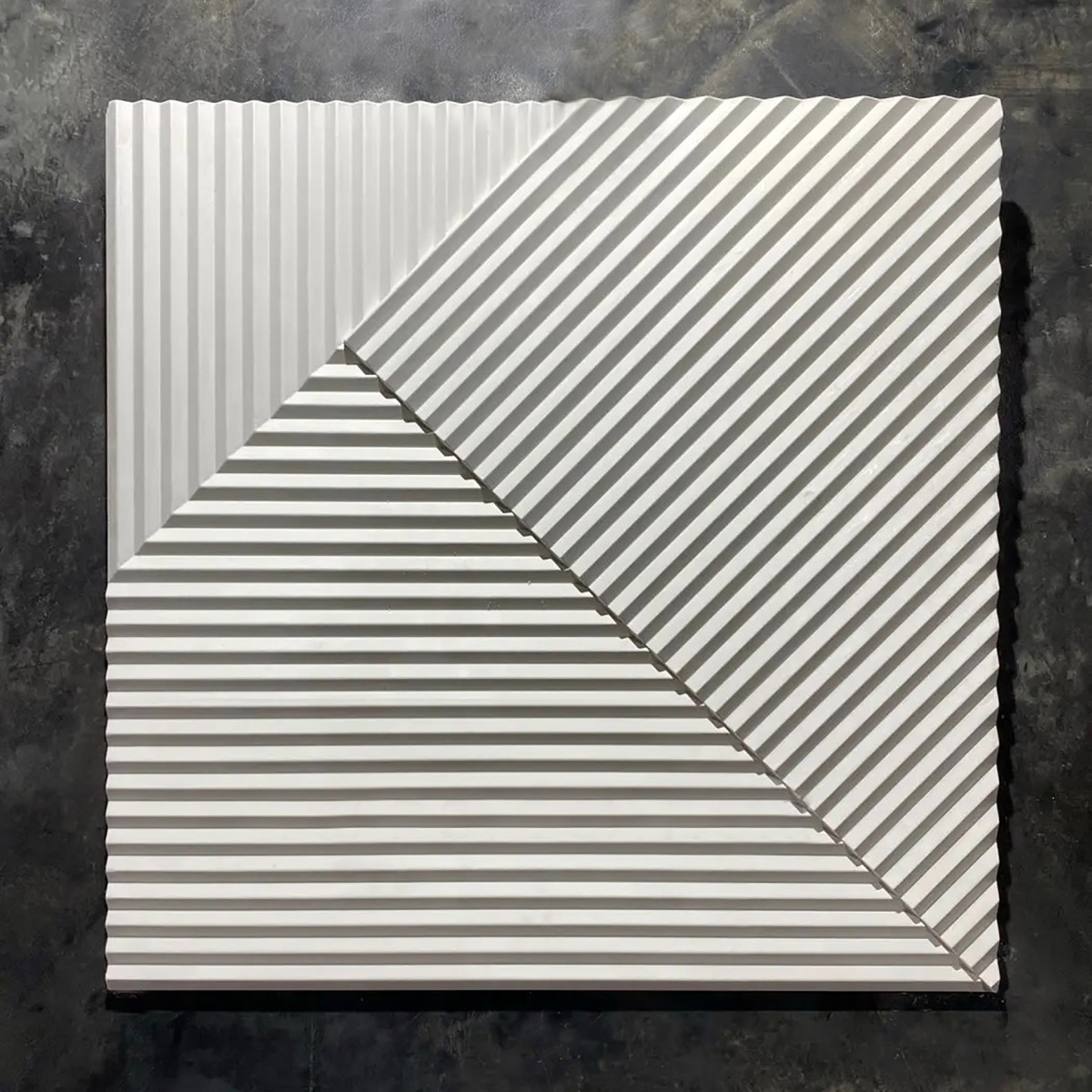 Гіпсові 3D панелі «Hatch» стінові