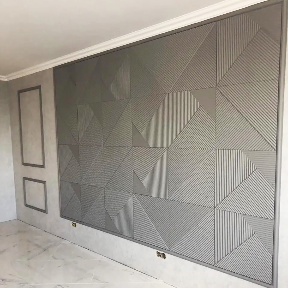 Гіпсові 3D панелі «Hatch» стінові