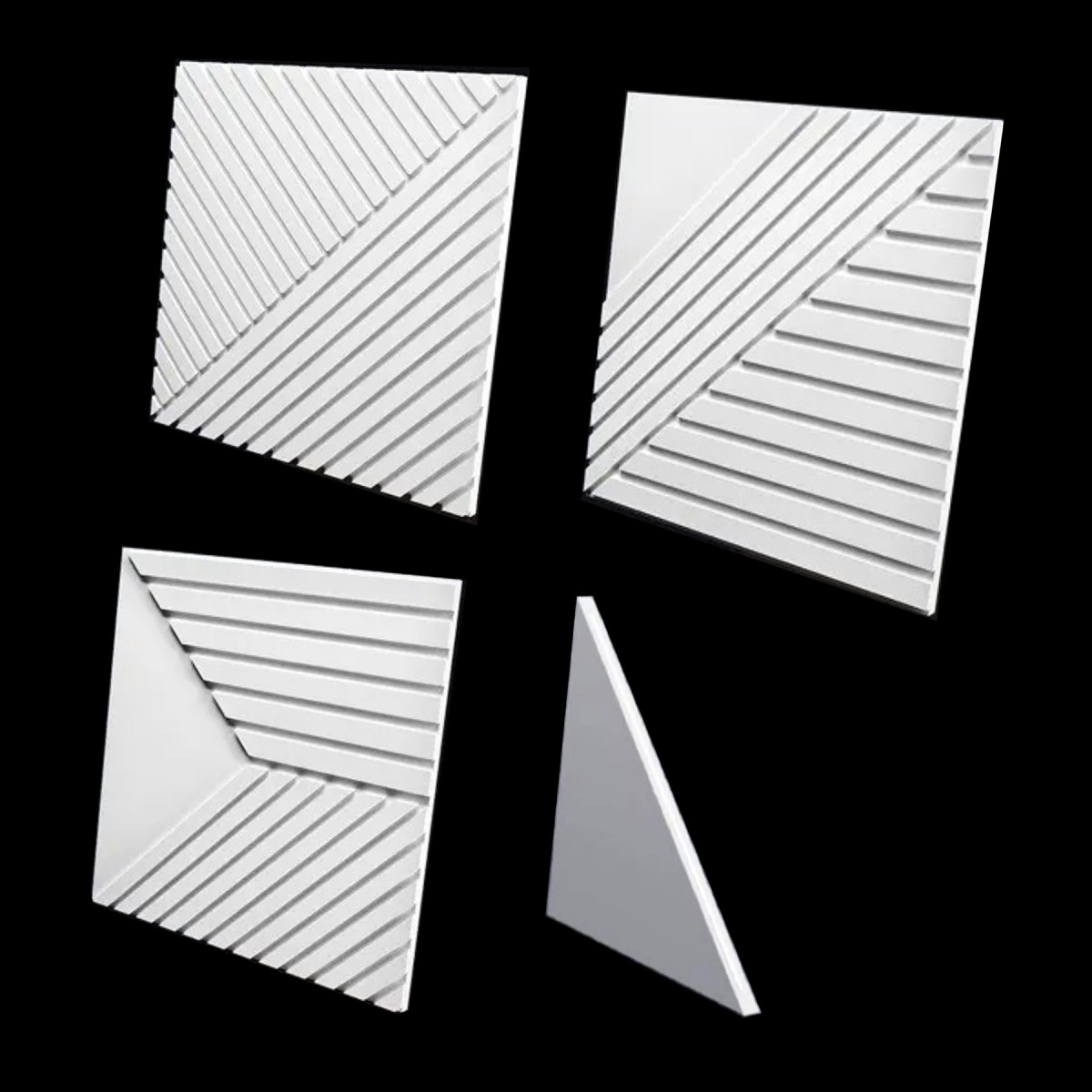 Гіпсові 3D панелі Pifagor з підсвіткою