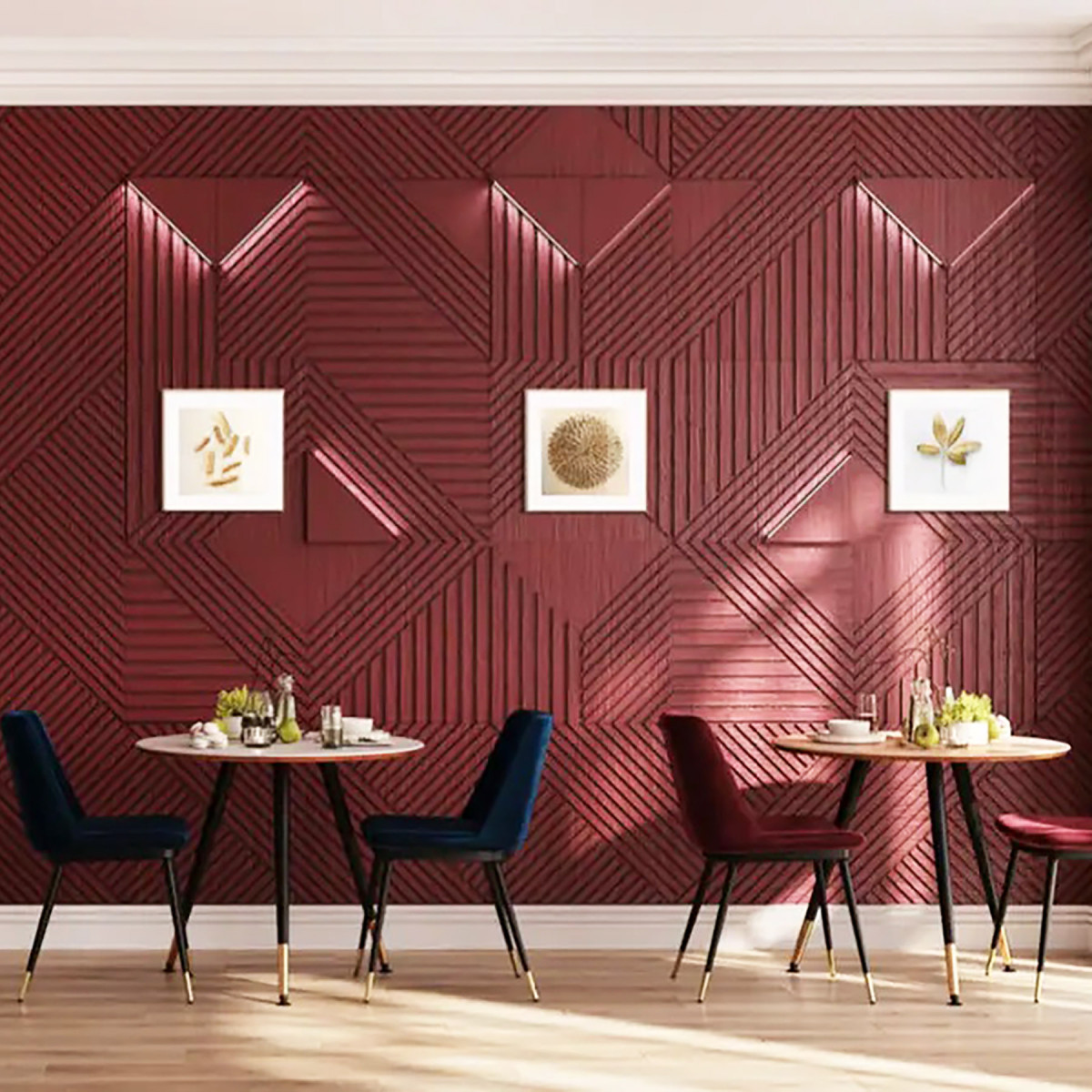 Гіпсові 3D панелі Pifagor з підсвіткою