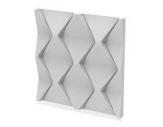 Гіпсова 3D панель «Пірамідки» 50x50 см