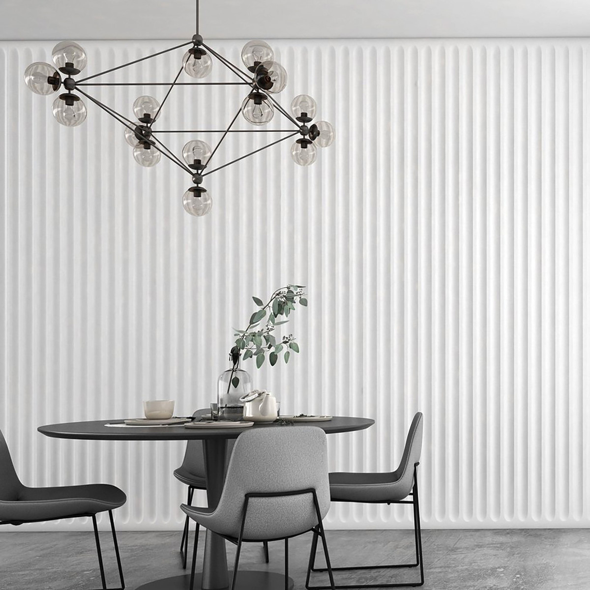 Гіпсові 3Д панелі АФІНА для стін