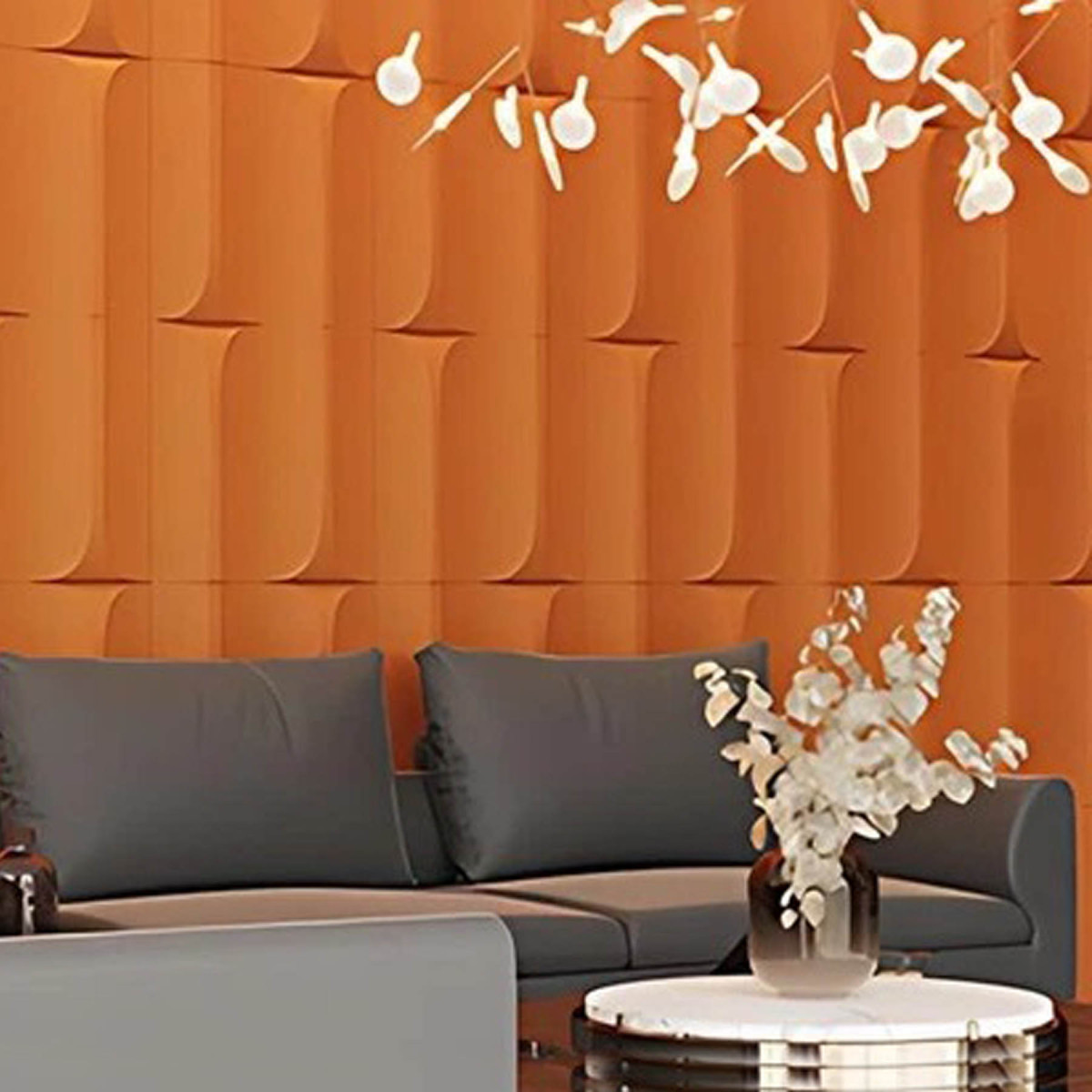 Гіпсова 3D панель Arco (Пінзо) 500x250 мм Арковий дизайн для стін