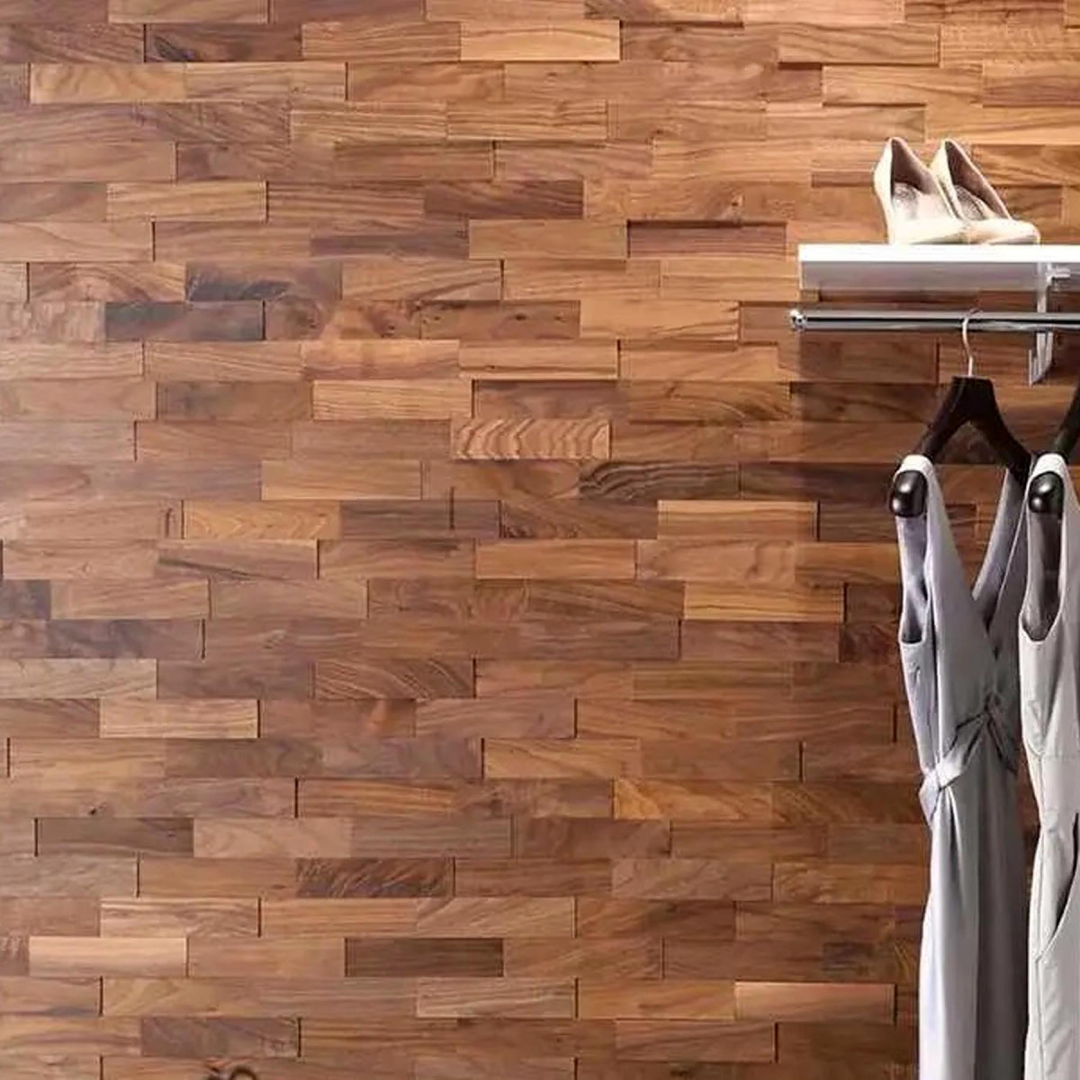 Гіпсова 3D панель «Брус» під дерево