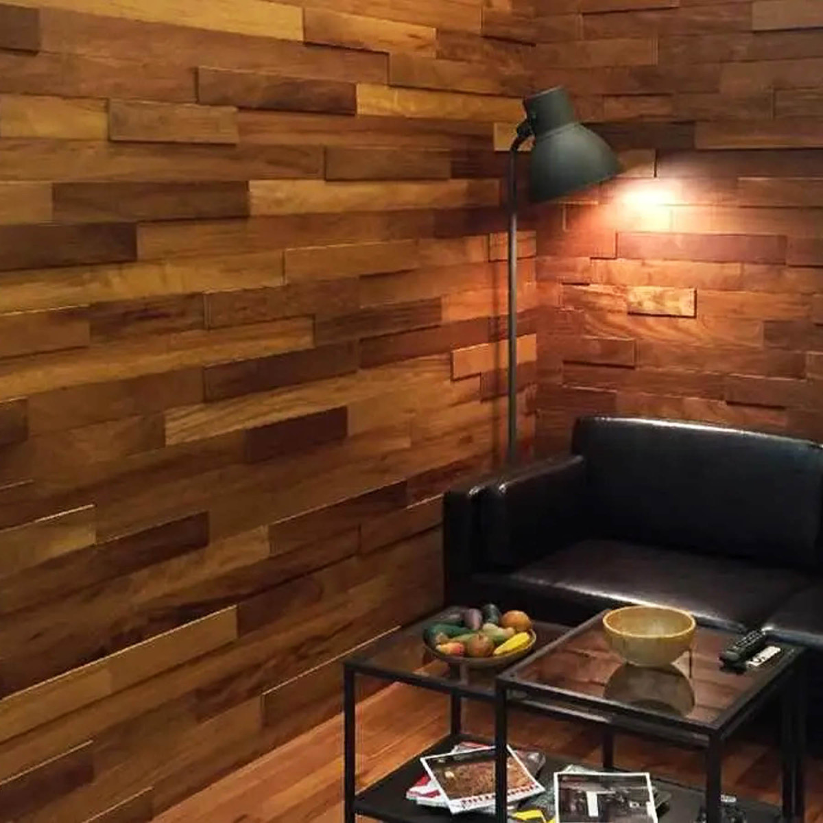 Гіпсова 3D панель «Брус» під дерево