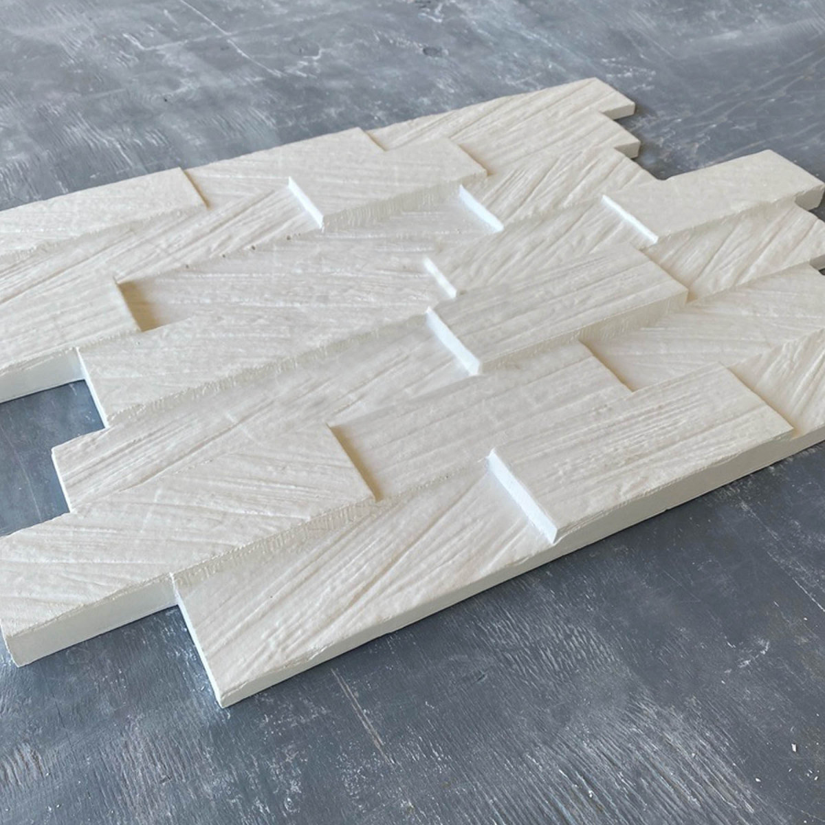 Гіпсова 3D панель «Брус» під дерево