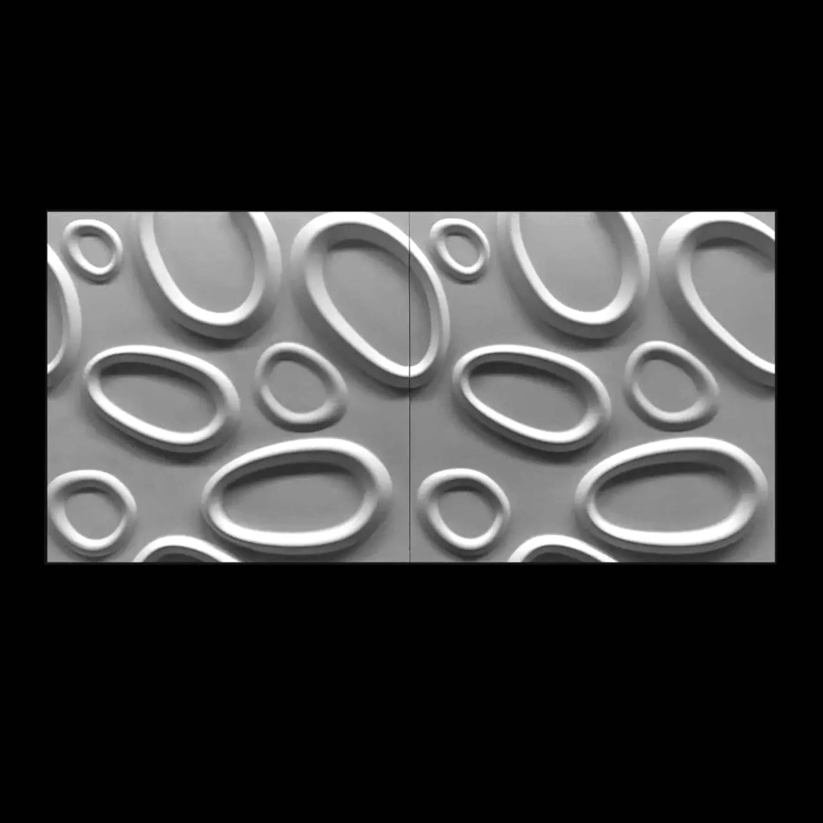 Гіпсові 3D панелі «Бризки» 500x500