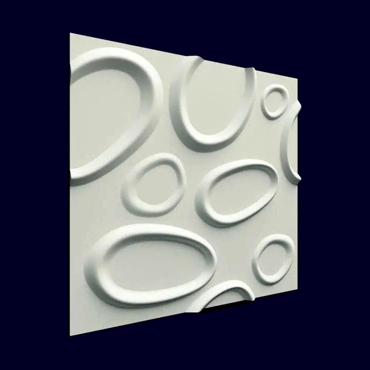 Гіпсові 3D панелі «Бризки» 500x500