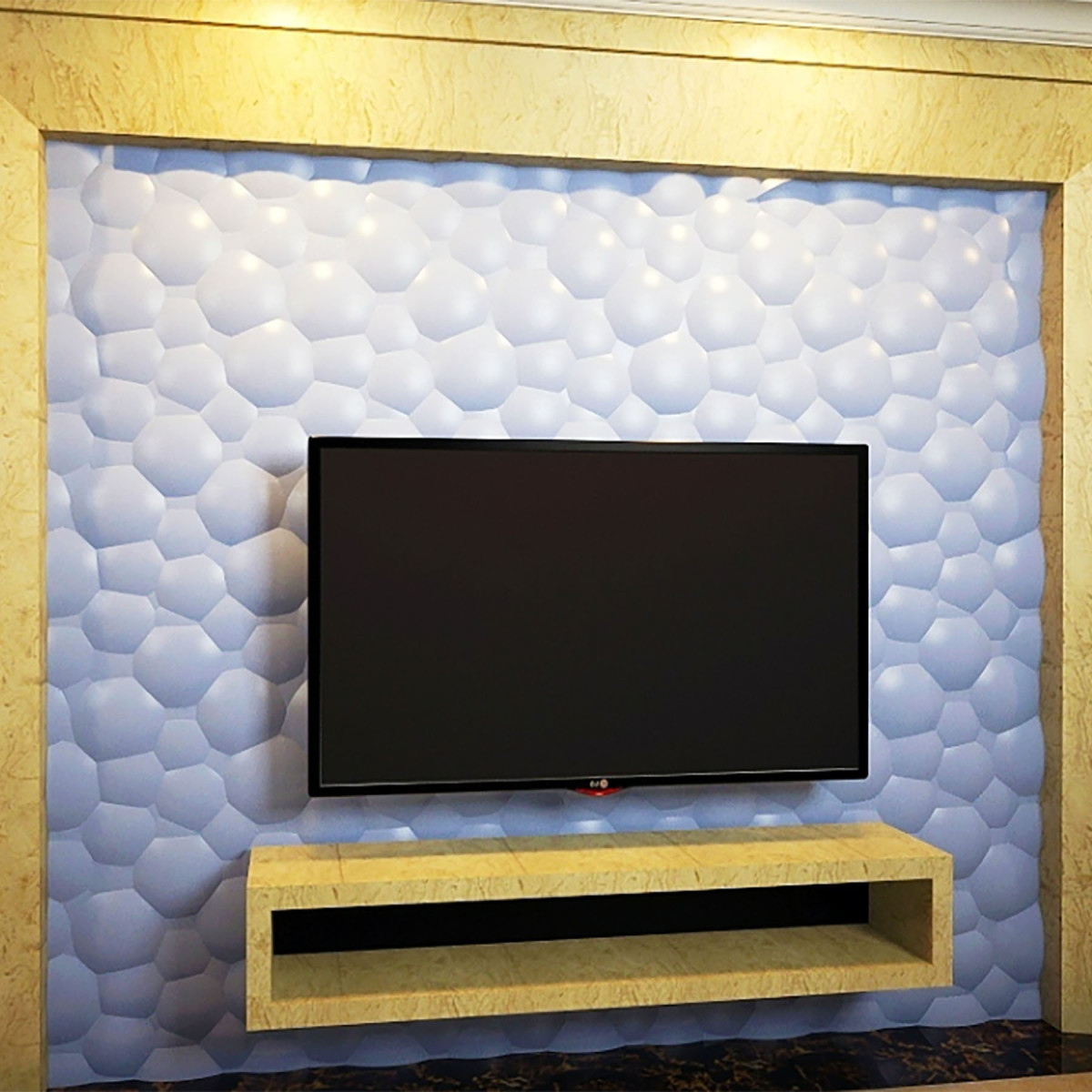 Гіпсові 3D панелі Бульбашки