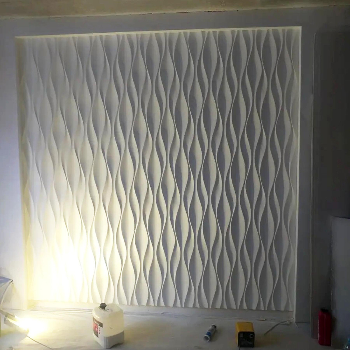 Гіпсові 3D панелі «Бутони»