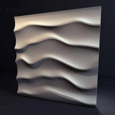 Декоративні гіпсові 3Д панелі ЕФІР для внутрішнього оздоблення стін