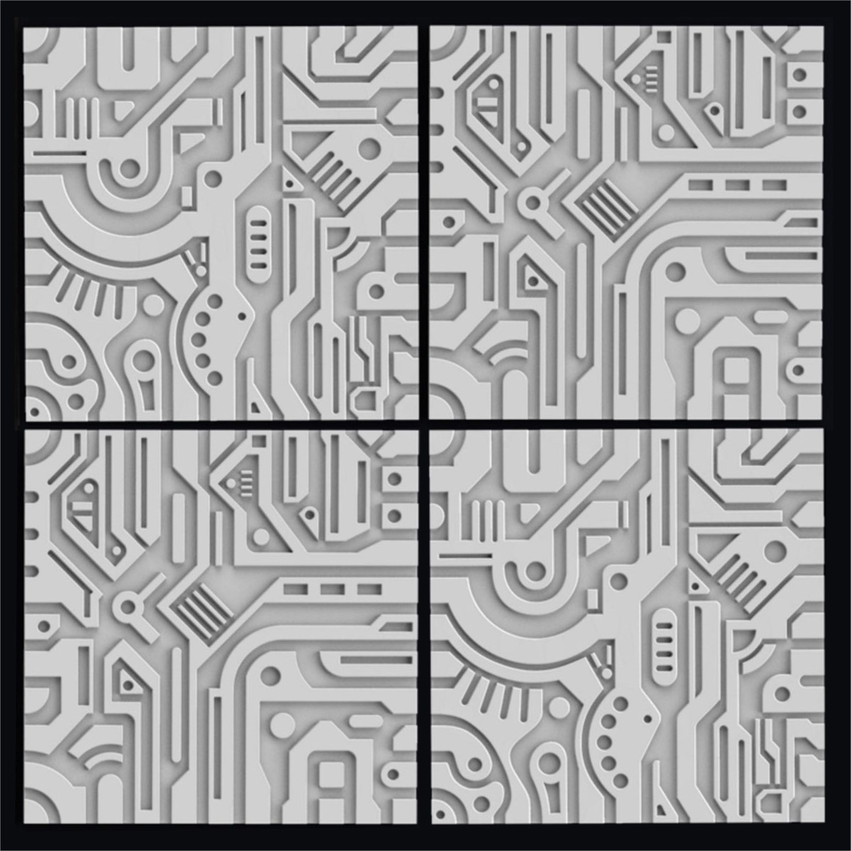 3D гіпсові панелі ЕХ-MACHINA  