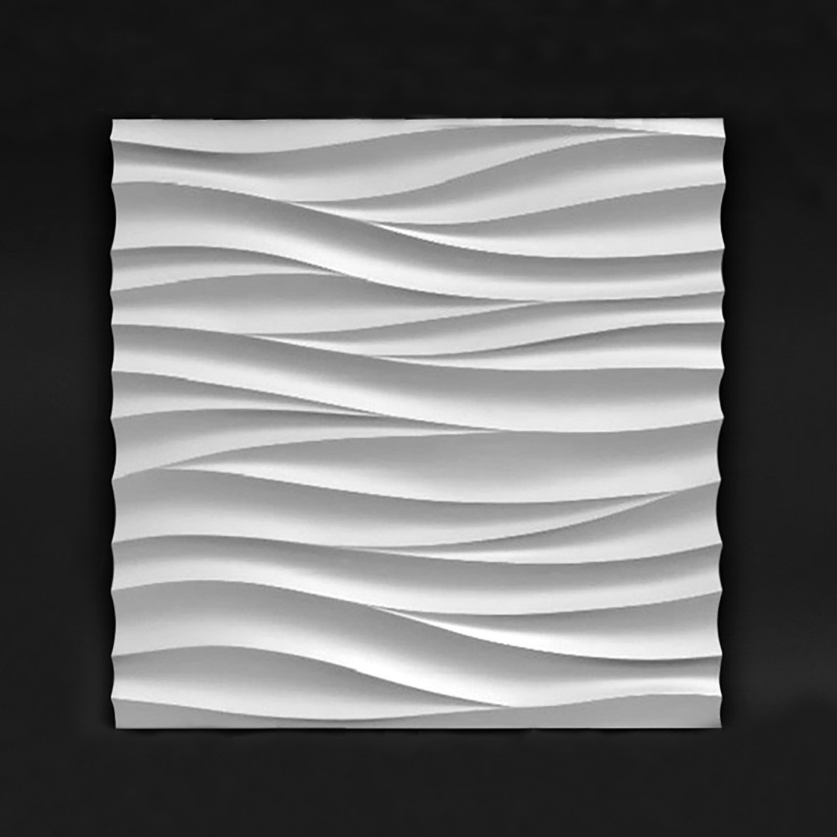 Гіпсова 3D Панель Хвиля
