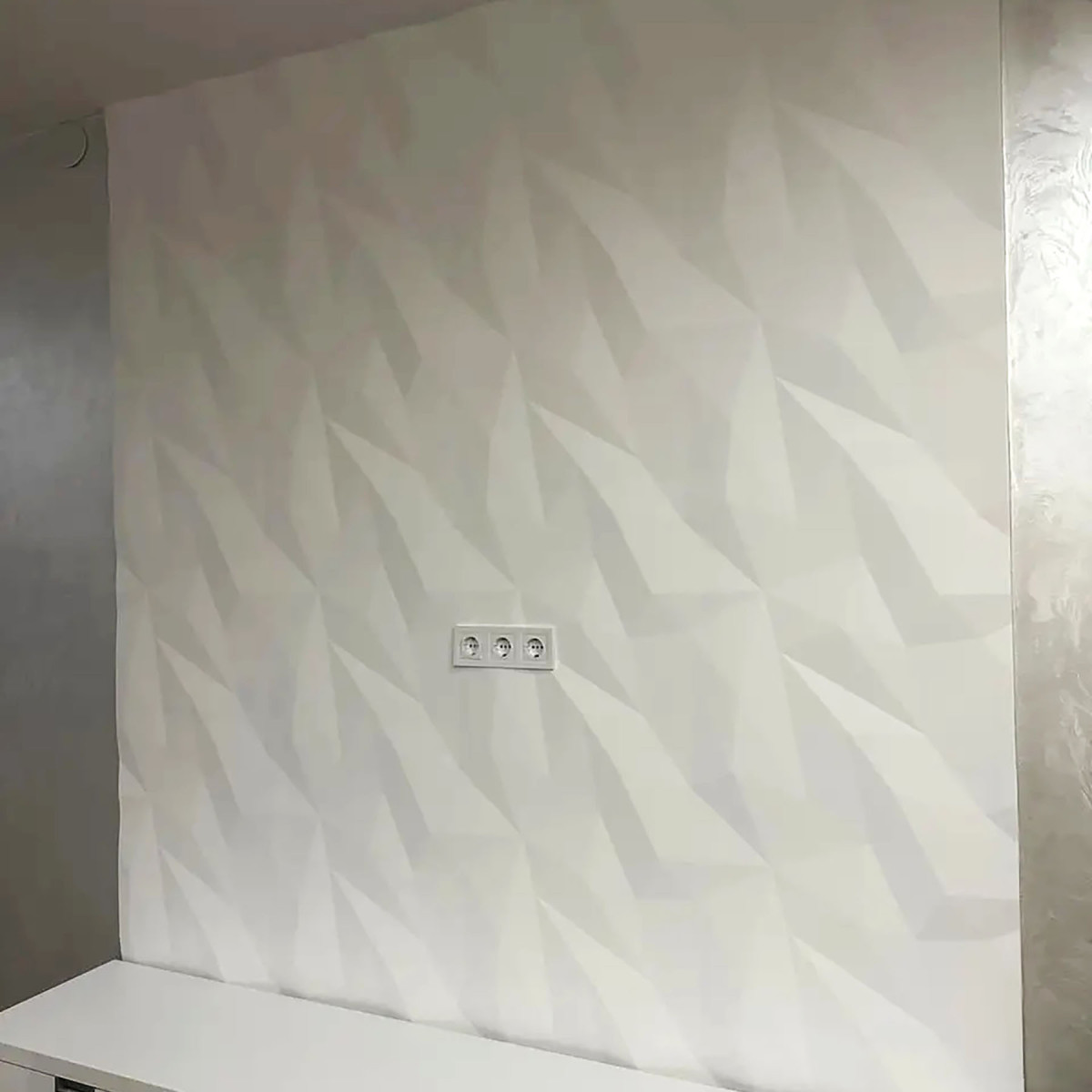 Гіпсові 3D-панелі Кристали для стін