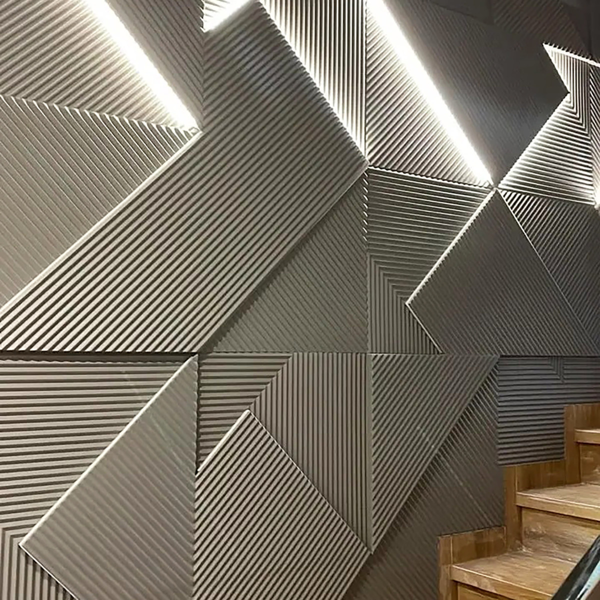 Гіпсові 3D панелі "LED Поля"