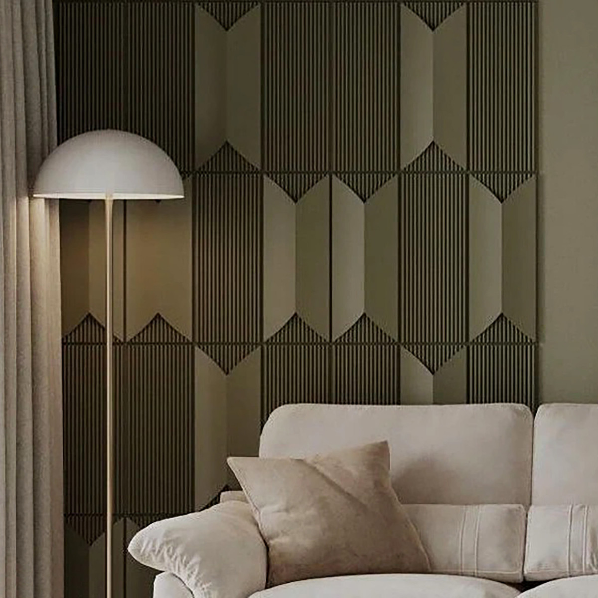 Гіпсові 3Д панелі Менель на стіни