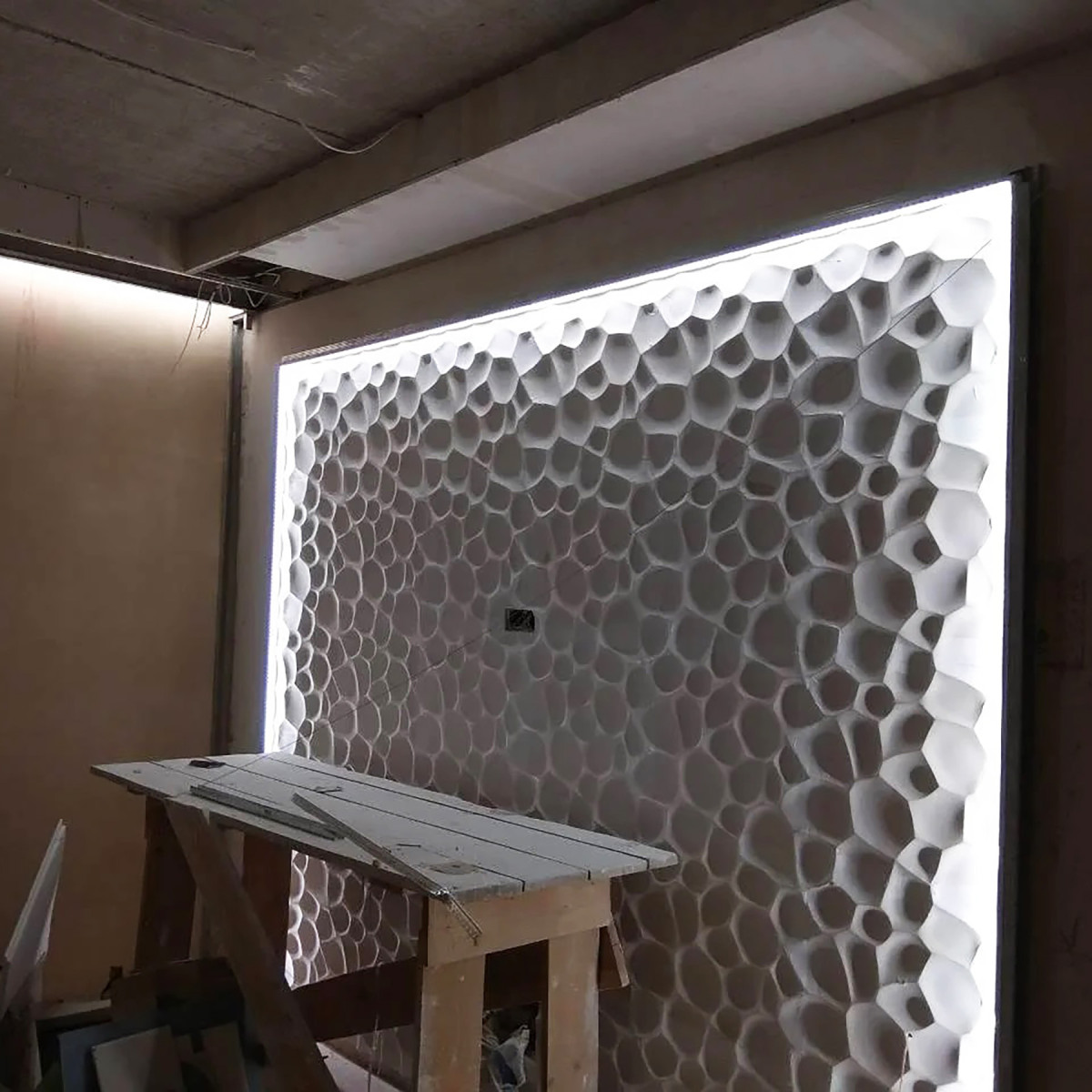 Гіпсові 3D панель мушлі