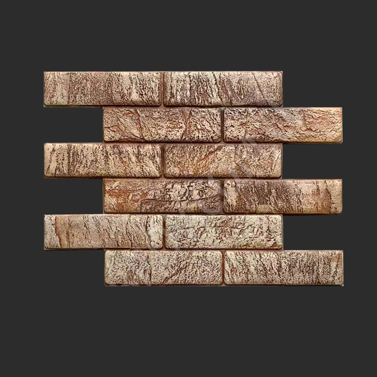 Гіпсова 3Д панель Пісочна цегла