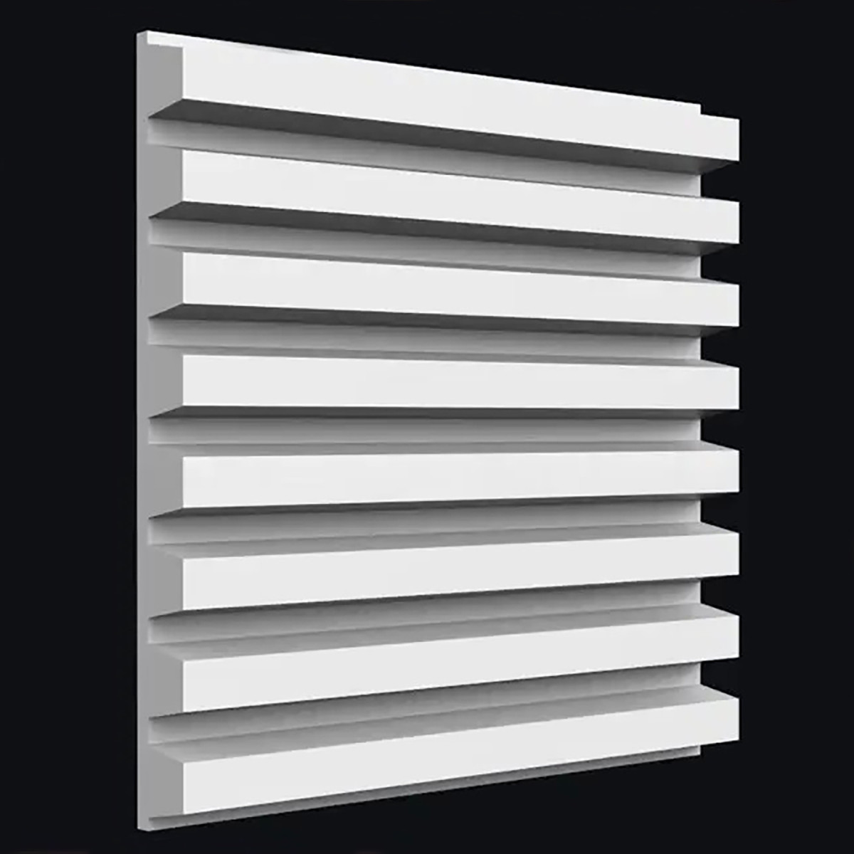 Гіпсові 3D панелі Рейки «під дерево»