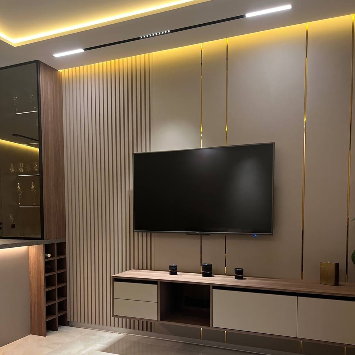 Гіпсові 3D панелі Рейки «під дерево»