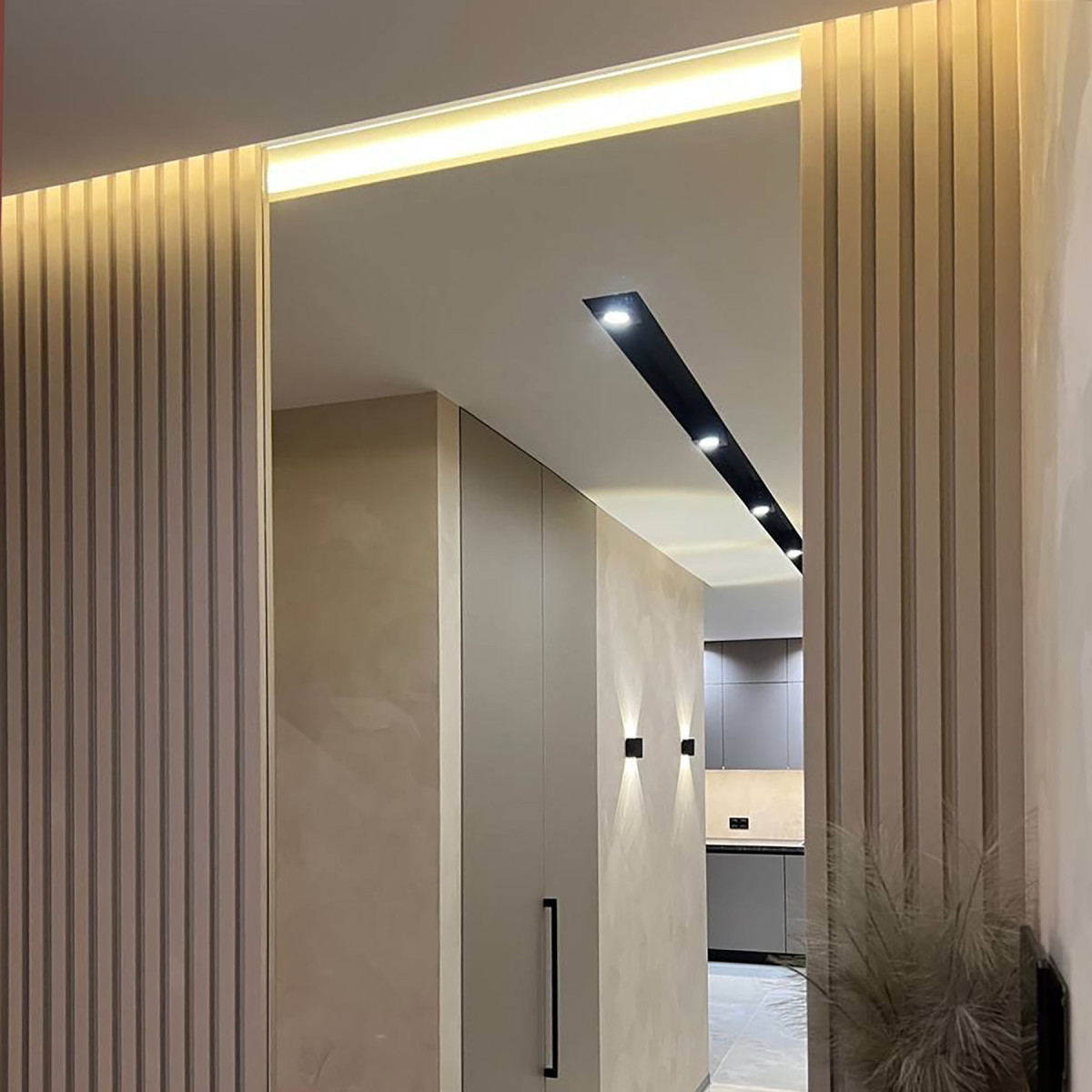 Гіпсові 3D панелі Рейки «під дерево»