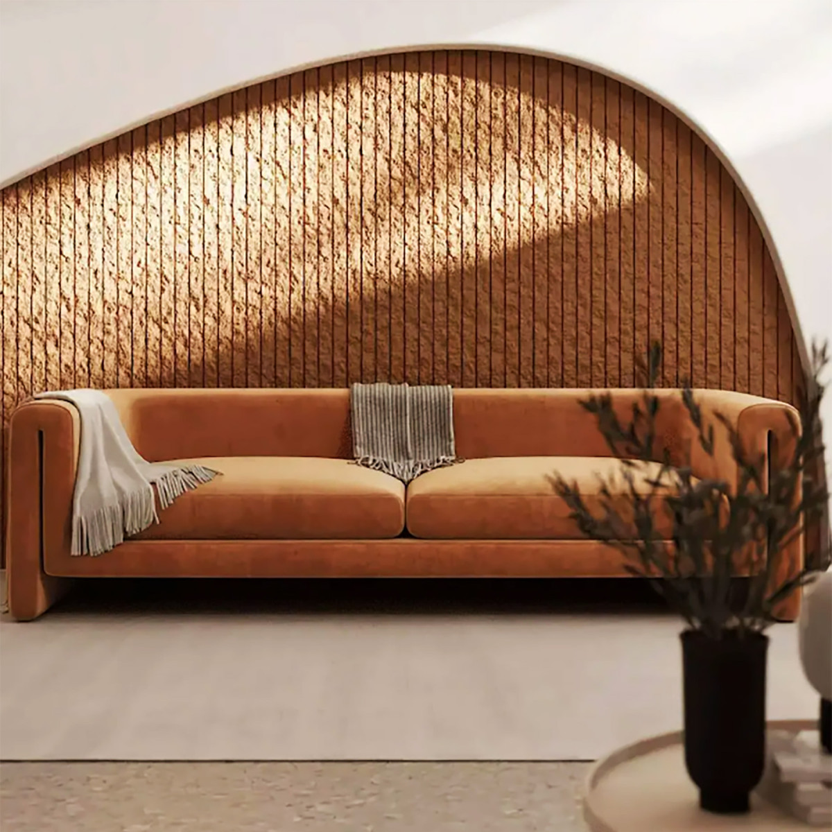 3D гіпсові панелі "СКАЛА - РЕЙКА" на стіни