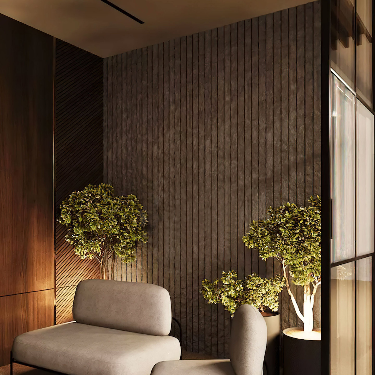 3D гіпсові панелі "СКАЛА - РЕЙКА" на стіни