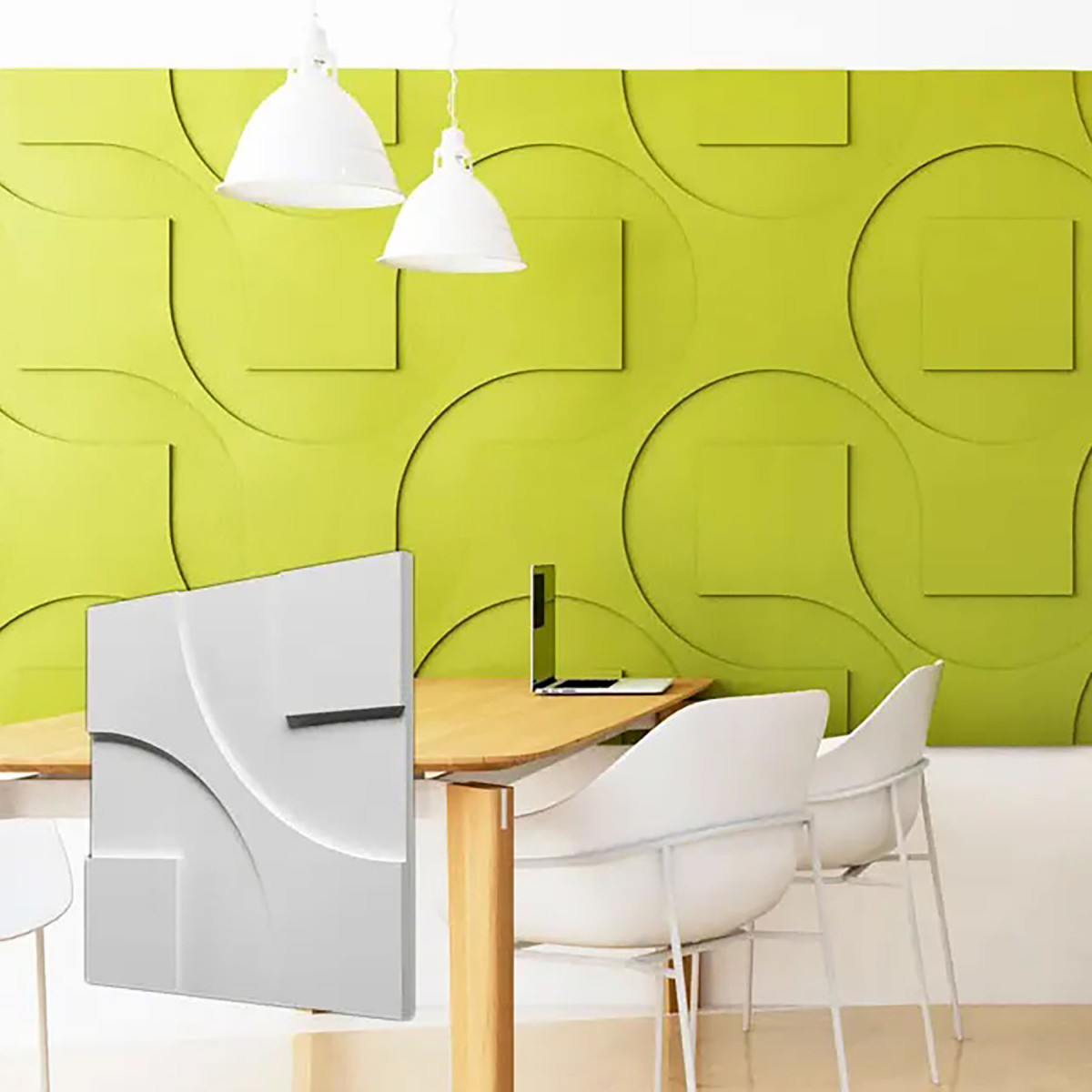 Декоративна 3D-панель «Техно» з гіпсу 50х50