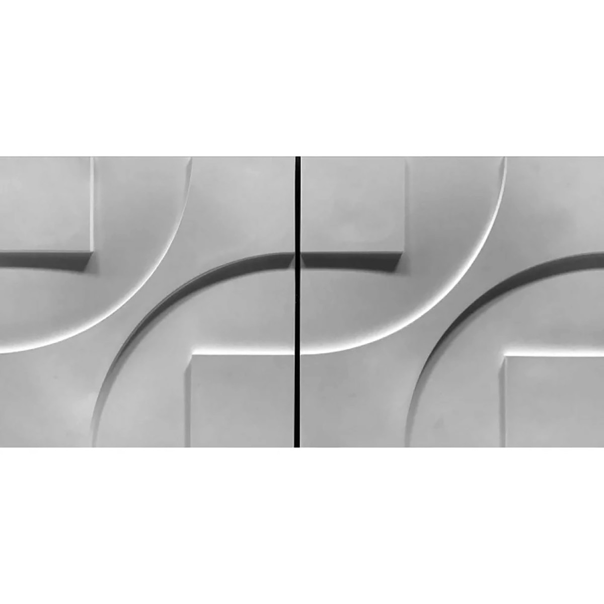 Декоративна 3D-панель «Техно» з гіпсу 50х50