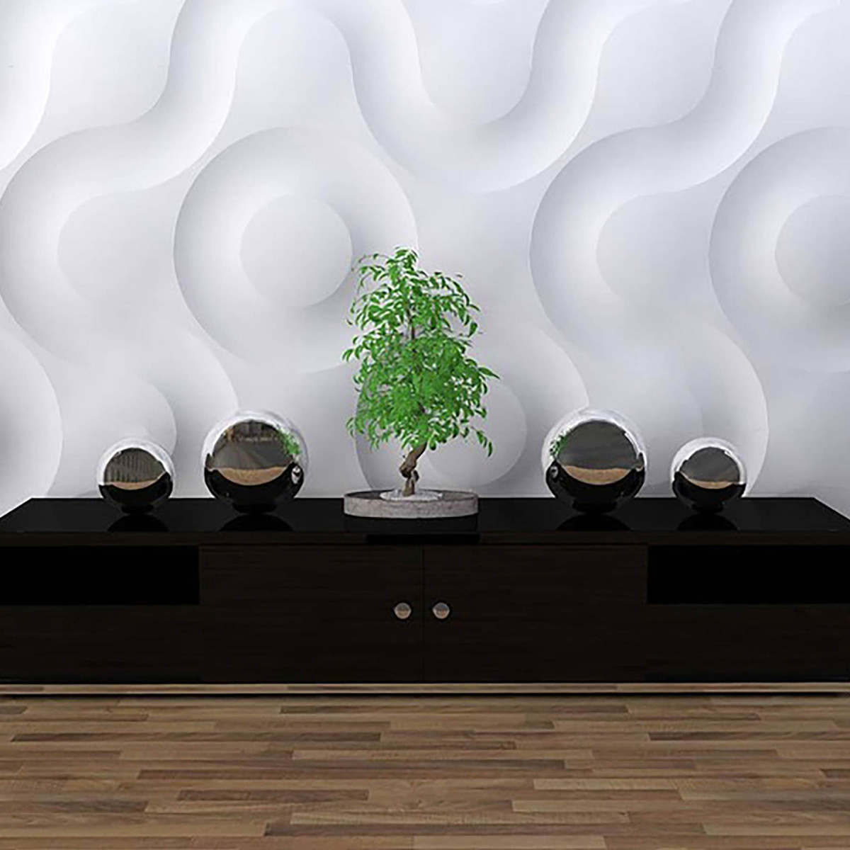 Гіпсові 3D-панелі «Ядра» 