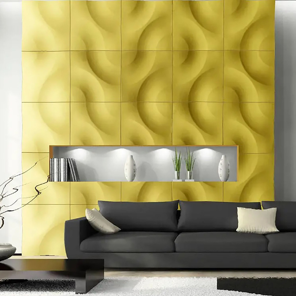 Гіпсові 3D-панелі «Ядра» 