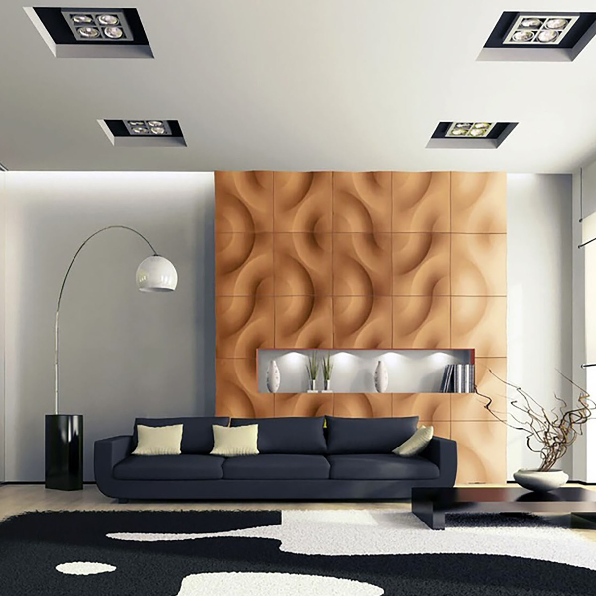 Гіпсові 3D-панелі «Ядра» 