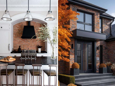 Декоративна цегла для фасаду та інтер'єру. Ідеї дизайну