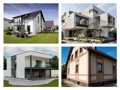 Яку фасадну штукатурку вибрати для будинку. Види та рекомендації до застосування.