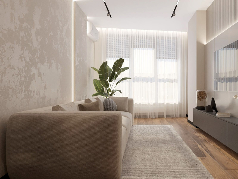 Декоративна штукатурка у вітальні: Топові види для створення неповторного інтер'єру.