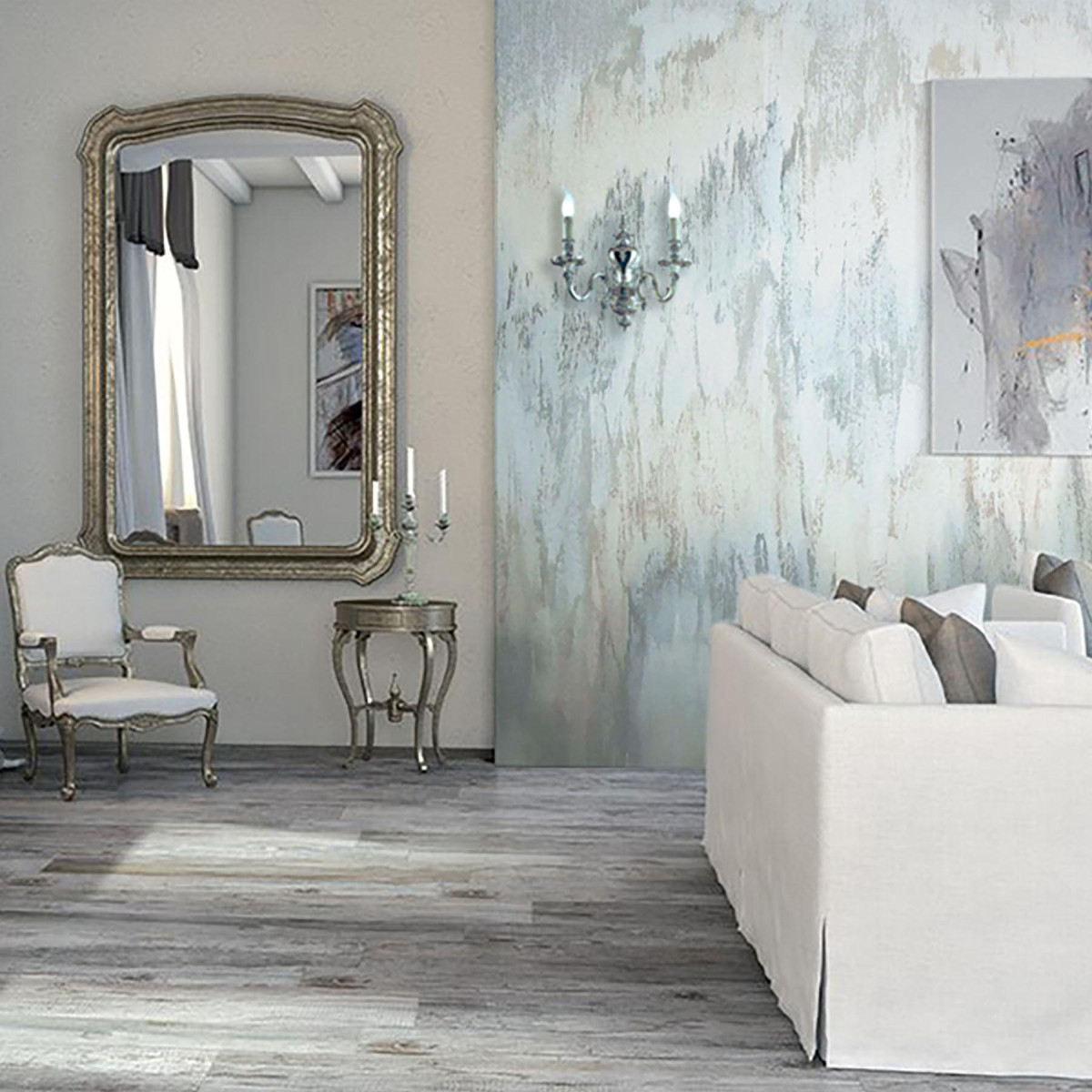 Декоративна штукатурка Sabbia Perlata з кварцовим піском та перламутром 5 кг "Element Décor"