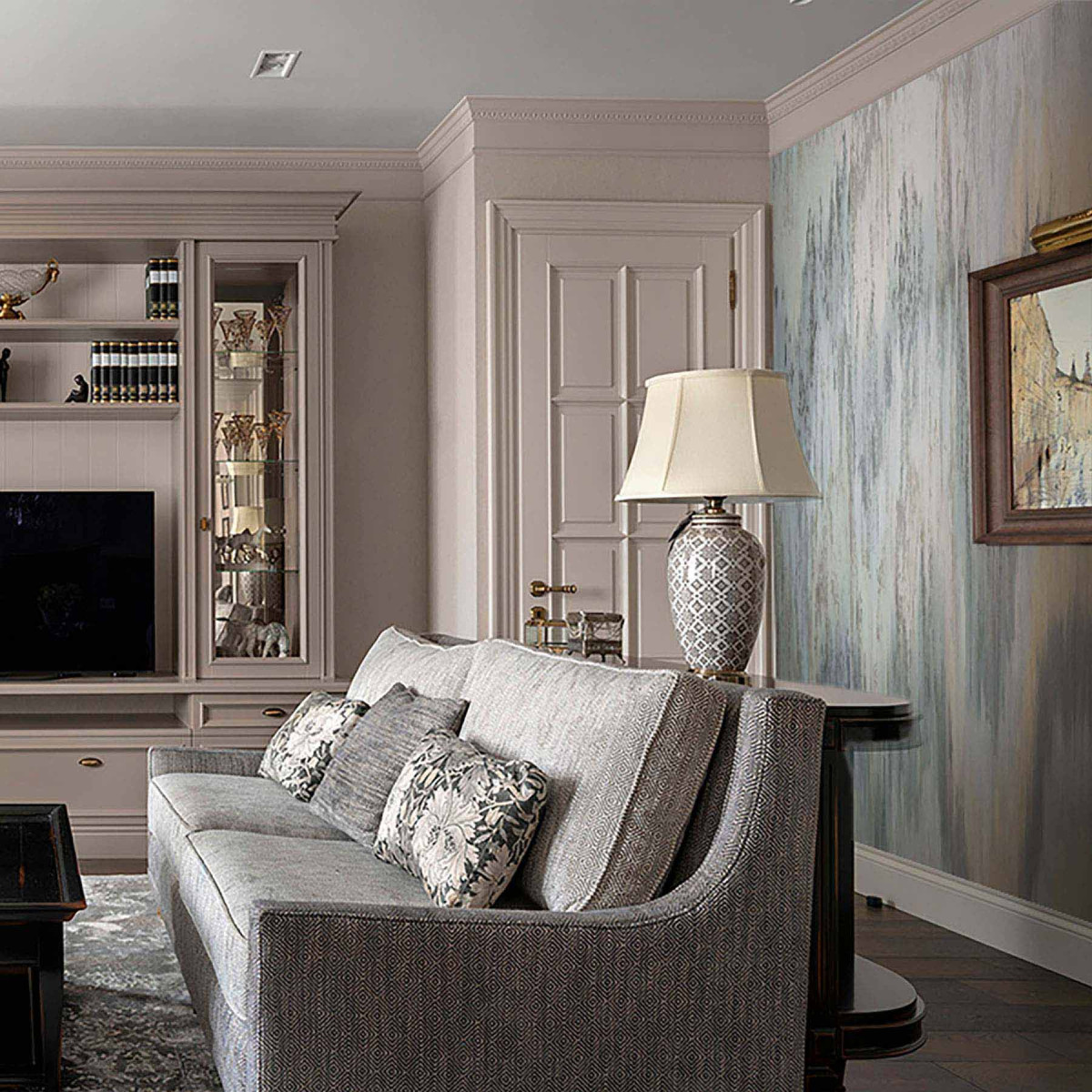 Декоративна штукатурка Sabbia Perlata з кварцовим піском та перламутром 5 кг "Element Décor"