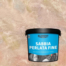 Декоративна штукатурка Sabbia Perlata Fine перламутрова з пігментами 1 кг «Element Decor»