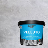 Декоративна штукатурка Velluto з ефектом оксамиту 5 кг Element Decor 