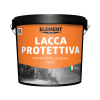 Захисний декоративний лак Lacca Protettiva матовий 5 л Element Decor