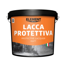 Захисний декоративний лак Lacca Protettiva матовий 5 л Element Decor