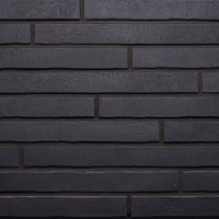 Фасадна плитка Рігель Графіт довгого формату