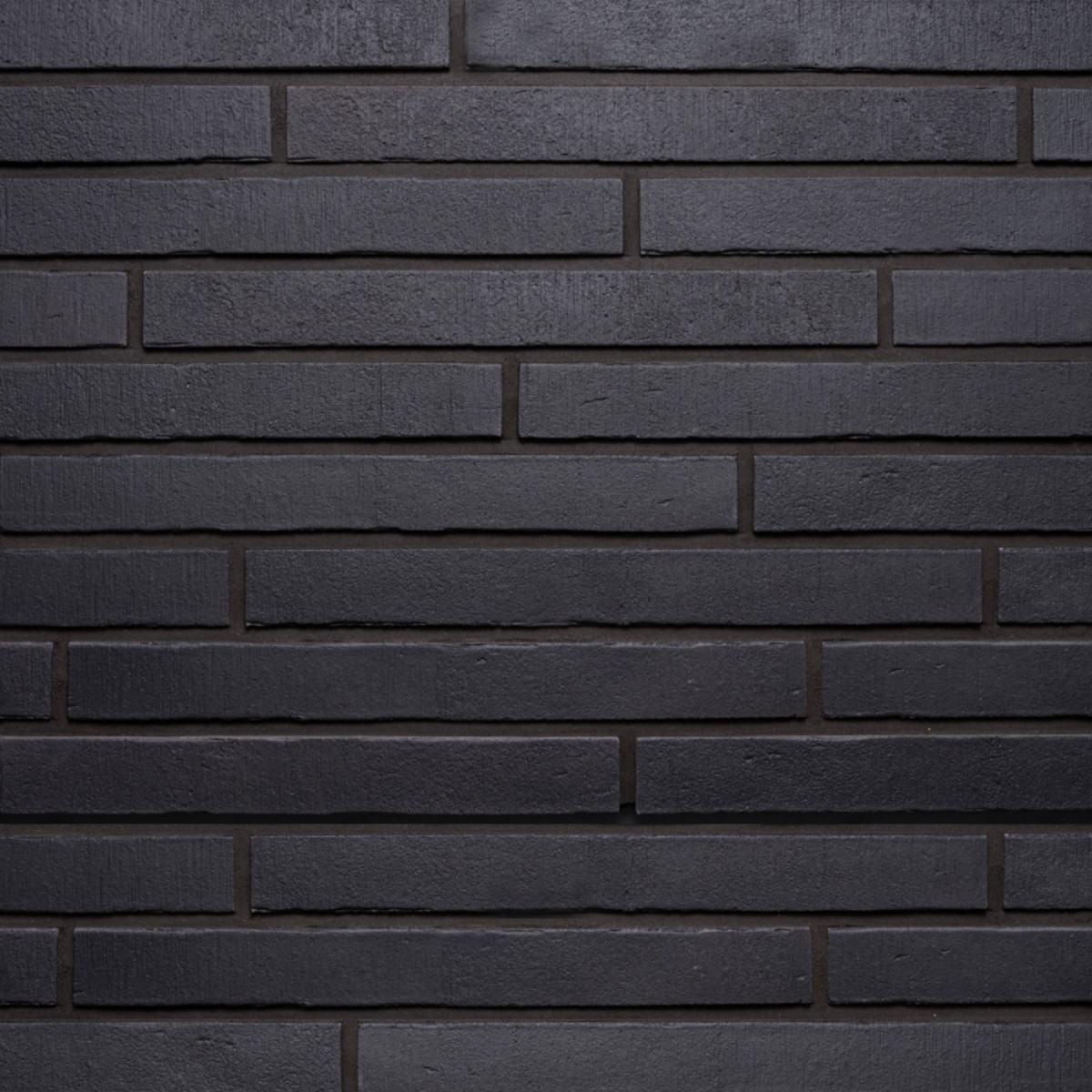 Фасадна плитка Рігель Графіт довгого формату