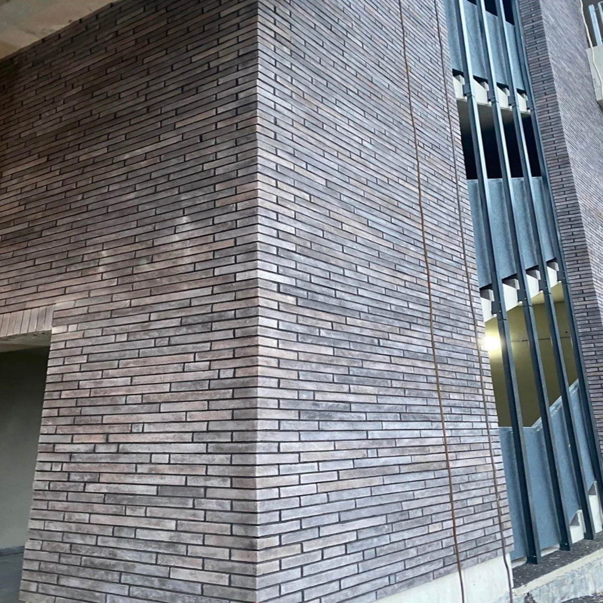 Декоративний фасадний клінкер Кварц світло коричневий