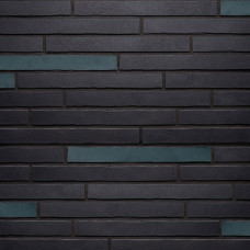 Клінкерна фасадна плитка Рігель Крафт Графіт + Оксид міді (мікс 10:1)