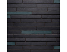 Клінкерна фасадна плитка Рігель Крафт Графіт + Оксид міді (мікс 10:1)