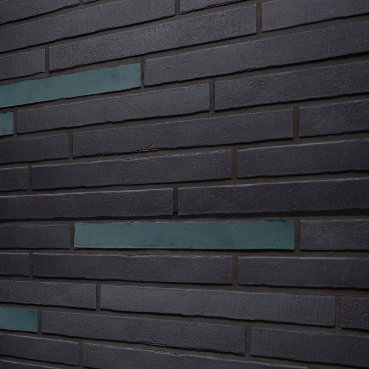 Клінкерна фасадна плитка Рігель Крафт Графіт + Оксид міді (мікс 10:1)